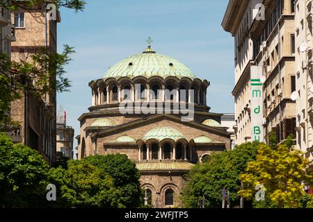 St Chiesa ortodossa Nedelya, Sofia, Bulgaria, Europa, Balcani, UE Foto Stock