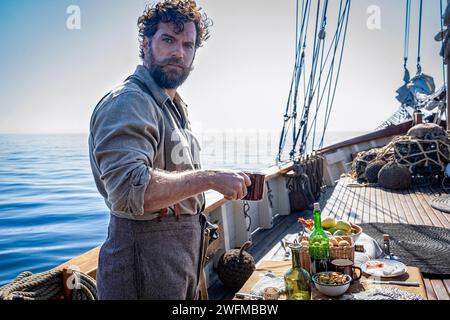 The Ministry of Ungentlemanly Warfare (2024) diretto da Guy Ritchie e interpretato da Henry Cavill nel ruolo di Gus March-Phillips. L'esercito britannico recluta un piccolo gruppo di soldati altamente qualificati per colpire le forze naziste dietro le linee nemiche durante la seconda guerra mondiale Fotografia pubblicitaria ***SOLO USO EDITORIALE***. Credito: BFA / Daniel Smith / Lionsgate Foto Stock