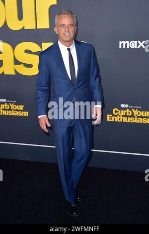 Robert F. Kennedy Jr. Bei der Premiere der 12. Staffel der HBO serie "Curb Your Enthusiasm / Lass es, Larry!" im DGA Theater Complex. Los Angeles, 30.01.2024 Foto Stock