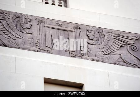 Elks Lodge No. 99, art deco, architettura, edificio, centro, Los Angeles, California, USA Foto Stock