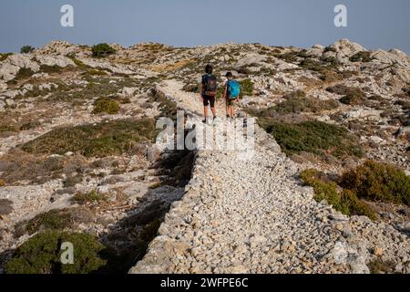 camino del Archivuque, - Camí de S'Arxiduque -, Valldemossa, Maiorca, Isole Baleari, Spagna Foto Stock