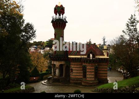 El Capricho è una villa a Comillas, in Spagna, progettata da Antoni Gaudí Foto Stock