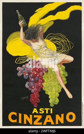 Asti Cinzano di Leonetto Cappiello (1875-1942). Pubblicato nel 1921 in Francia. Foto Stock