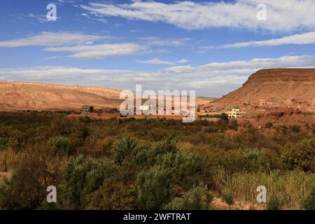 Ammira uno zar nell'alto Atlante, una catena montuosa nel Marocco centrale, nel Nord Africa, la parte più alta delle montagne dell'Atlante Foto Stock