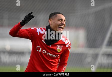 Enzo Millot VfB Stuttgart (08), Stuttgart, Baden-Wuerttemberg, Germania Foto Stock
