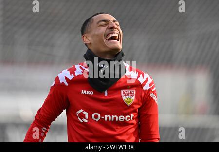 Enzo Millot VfB Stuttgart (08), Stuttgart, Baden-Wuerttemberg, Germania Foto Stock