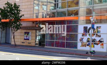 San Francisco, California: Il MoAD Museum of the African Diaspora si trova al 685 Mission St, San Francisco Foto Stock