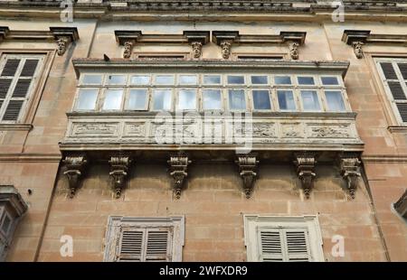 Albergo presso il Bastione di Saint Barbara a la Valletta Foto Stock