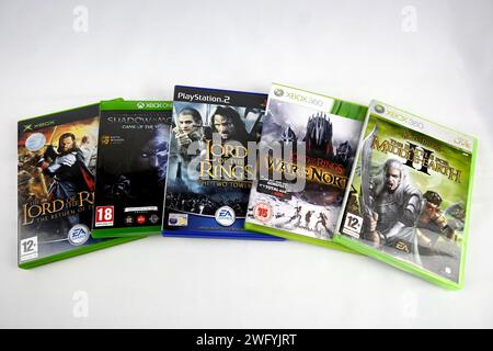 Lord of the Rings (Shadow of Mordor, Battle of Middle Earth ect) – Galles, Regno Unito – 31 gennaio 2024 Foto Stock