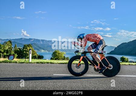 Fai una corsa intorno ad Attersee Austria 2023 Foto Stock