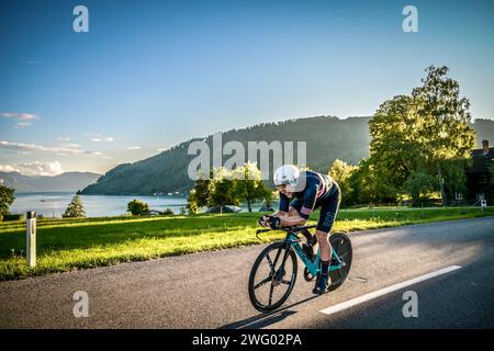 Fai una corsa intorno ad Attersee Austria 2023 Foto Stock