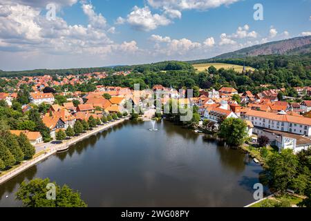 Luftbildaufnahmen Ilsenburg Harz Foto Stock