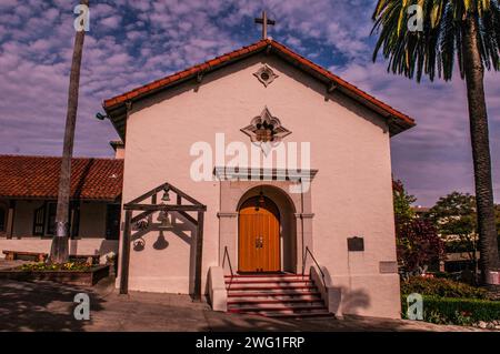 La missione di San Rafael Arcangel, San Rafael, Marin County, California, Stati Uniti d'America. Credito: Kraig Lieb Foto Stock