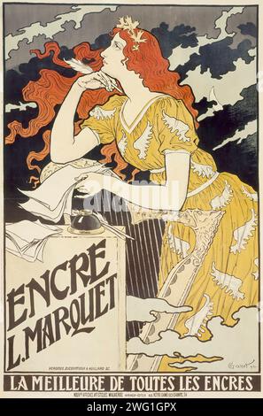 Encre L. Marquet, 1892. Foto Stock