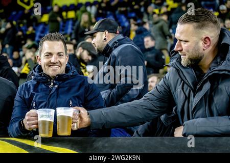 BREDA, Paesi Bassi. 2 febbraio 2024. Calcio, Rat VerleghStadium, Keuken Kampioen Divisie, stagione 2023/2024, durante la partita NAC - De Graafschap, hardcup nello stadio credito: Pro Shots/Alamy Live News Foto Stock