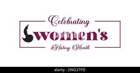 Happy Woman's Day elegante design Text Illustrazione Vettoriale