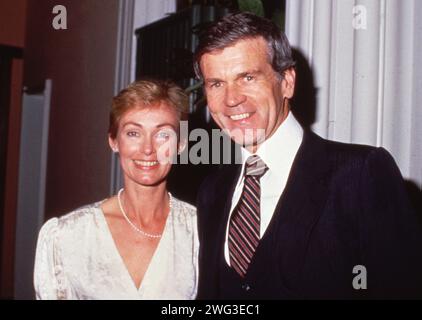 **FOTO DEL FILE** Don Murray è morto. Don Murray e moglie febbraio 1988 credito: Ralph Dominguez/MediaPunch Foto Stock