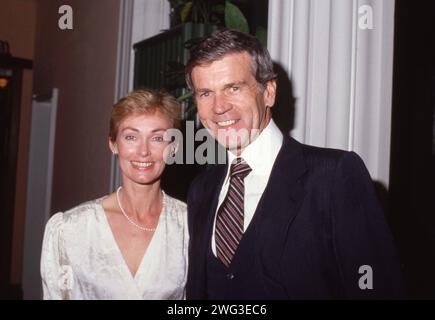 **FOTO DEL FILE** Don Murray è morto. Don Murray e moglie febbraio 1988 credito: Ralph Dominguez/MediaPunch Foto Stock