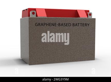 Batteria a base di grafene Foto Stock