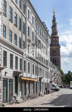 Die evangelisch-lutherische Erlšserkirche (dŠnisch VOR Frelsers Kirke) ist eine Barockkirche in der dŠnischen Hauptstadt Kopenhagen. SIE e Besonder Foto Stock