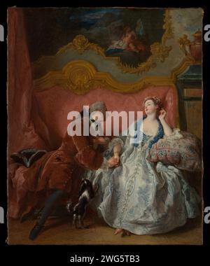 La dichiarazione d'amore Jean Francois de Troy ca. 1724 Foto Stock