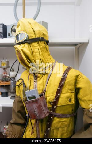 Mod mod hack verde bunker segreto cheshire, usato in guerra fredda rifugio nucleare, posto di comando ora museo Foto Stock