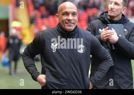 Londra, Inghilterra. 3 febbraio 2024. Il capo allenatore ad interim del Charlton Athletic Curtis Fleming prima dello Sky Bet EFL League One tra il Charlton Athletic e il Derby County. Kyle Andrews/Alamy Live News Foto Stock