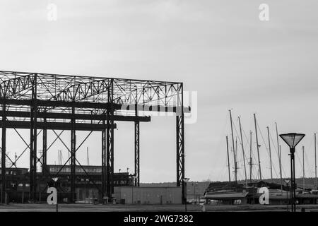 Lituania, terminal delle navi da crociera di Klaipėda Foto Stock