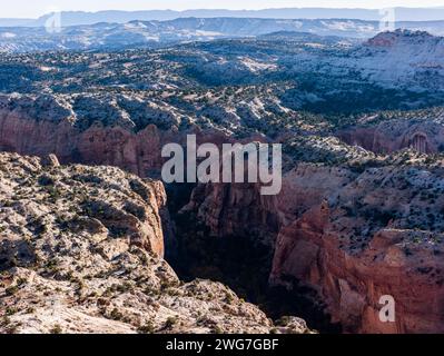 Stati Uniti. Stato dello Utah. Contea di Garfield. Paesaggio dalla Scenic Byway 12 tra Boulder ed Escalante. Foto Stock