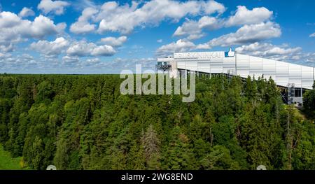 Veduta aerea del centro termale Druskininkai Foto Stock