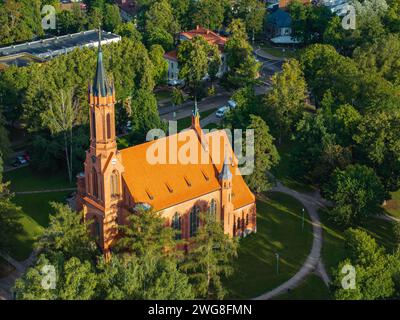 Vista panoramica aerea del resort lituano Druskininkai Foto Stock