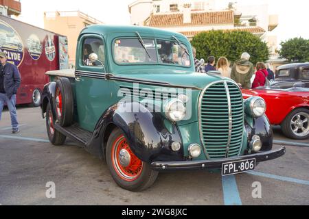 Ford Pickup1938 al Rockin Race Jamboree festival 2024, Rockabillies, Torremolinos, Spagna. Foto Stock