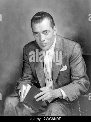 Ed Sullivan, Edward Sullivan, Edward Vincent Sullivan (1901 – 1974) conduttore televisivo statunitense Foto Stock