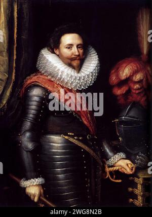 Federico Enrico, Principe d'Orange, dipinto di Michiel Jansz. Van Mierevelt Foto Stock