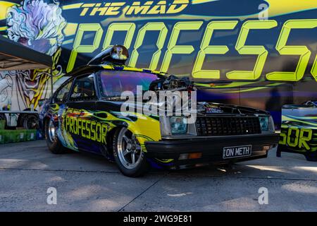 Dandenong, Australia. 3 febbraio 2024. Mostra di auto al Penrith Oil / Grove Racing Livery Reveal. Crediti: James Forrester/Alamy Live News Foto Stock