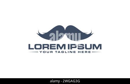 Design con logo baffi Illustrazione Vettoriale