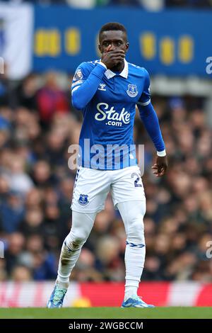 Liverpool, Regno Unito. 3 febbraio 2024. Idrissa Gueye dell'Everton durante la partita di Premier League a Goodison Park, Liverpool. Il credito fotografico dovrebbe leggere: Gary Oakley/Sportimage Credit: Sportimage Ltd/Alamy Live News Foto Stock