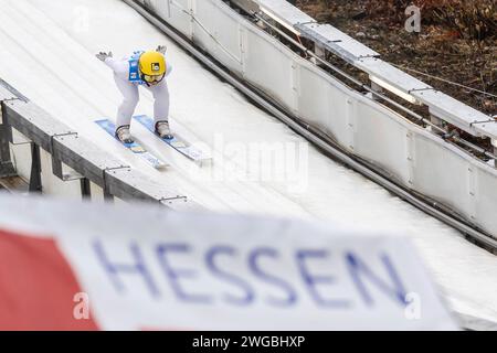 Jenny RAUTIONAHO (Finnland), Women Large Hill Individual, Weltcup Skispringen Herren Training Mühlenkopfschanze, 03. Febbraio 2024, Willingen (Upland)/Hessen/Deutschland, Nutzungshinweis: EIBNER-PRESSEFOTO Tel: 0172 837 4655 Foto Stock