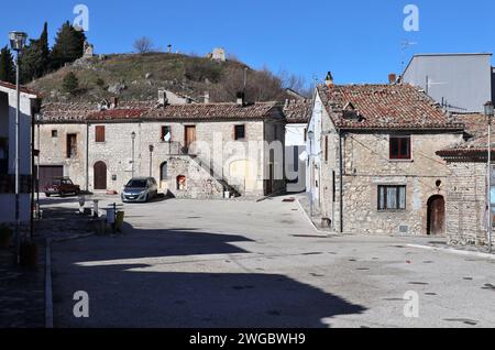 Civita superiore di Bojano in Molise Foto Stock