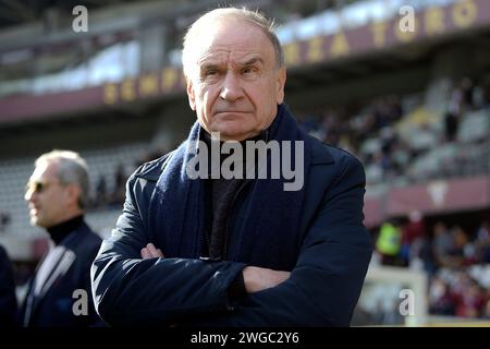 Torino, Italia. 4 febbraio 2024. Foto Fabio Ferrari/la Presse 4 febbraio 2024 - Torino, Italia - sport, calcio -ESCLUSIVA TORINO FC- Torino FC vs Salernitana - Campionato italiano di calcio serie A TIM 2023/2024 - Stadio Olimpico grande Torino. Nella foto: Giovanni Petrucci 4 febbraio 2024 Torino, Italia - sport, calcio - ESCLUSIVO TORINO FC- Torino FC vs Salernitana - Campionato Italiano di serie A 2023/2024 - Stadio Olimpico grande Torino. Nella foto: Giovanni Petrucci credito: La Presse/Alamy Live News Foto Stock