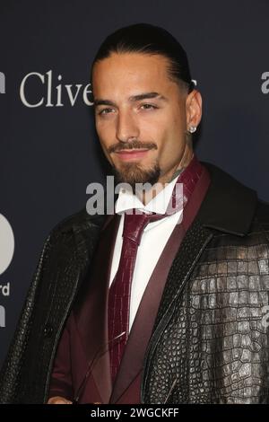 Beverly Hills, CA. 3 febbraio 2024. Maluma al 66° GRAMMY Awards Pre-GRAMMY Gala & GRAMMY salute to Industry Icons onorando Jon Platt al Beverly Hilton il 3 febbraio 2024 a Beverly Hills, California. Crediti: Faye Sadou/Media Punch/Alamy Live News Foto Stock