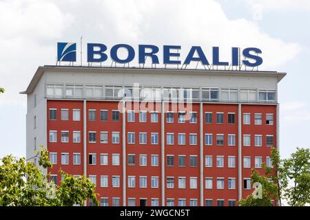 Borealis a Linz, alta Austria, Austria Foto Stock