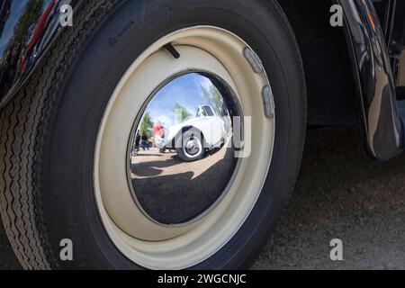 Incontro VW Beetle a Eggenburg, Austria Foto Stock