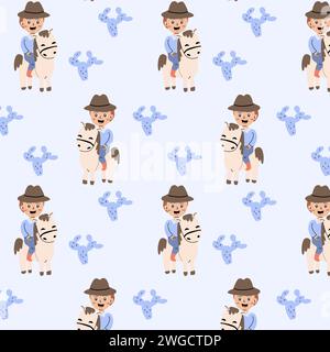 cactus e cowboy sullo sfondo di un cavallo. Le illustrazioni vettoriali possono essere utilizzate per lo sfondo, il poster, i biglietti di auguri e i banner per festeggiamenti. Illustrazione Vettoriale