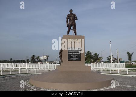 Un monumento del 1823 a Georgetown, Guyana, Sud America Foto Stock