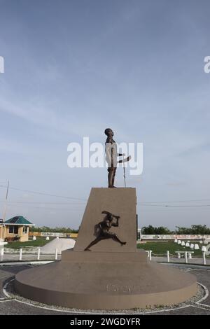 Un monumento del 1823 a Georgetown, Guyana, Sud America Foto Stock