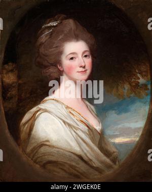 Ritratto di Jane Hoskyns. George Romney. c. 1778-1780. Foto Stock