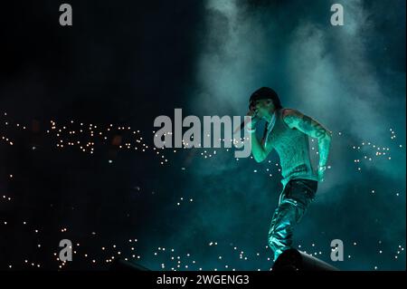Londra, Regno Unito. 4 febbraio 2024. D-Block Europe si esibisce all'O2 di Londra durante il loro tour "Rolling Stone". Crediti: John Barry/Alamy Live News Foto Stock