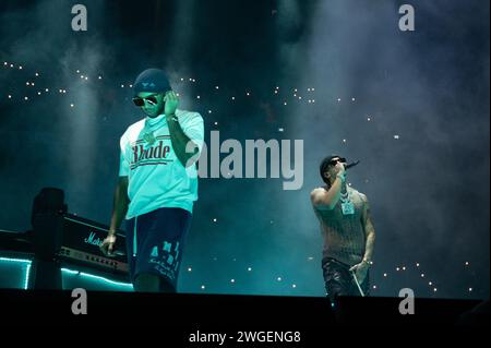 Londra, Regno Unito. 4 febbraio 2024. D-Block Europe si esibisce all'O2 di Londra durante il loro tour "Rolling Stone". Crediti: John Barry/Alamy Live News Foto Stock