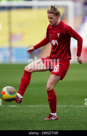 Liverpool FC vs Tottenham Hotspur Barclays Women's Super League PRENTON PARK TRANMERE INGHILTERRA 4 febbraio 2023 Jasmine Matthews di Liverpool durante la partita di Super League femminile Barclays tra Liverpool FC e Spurs FC al Prenton Park Tranmere il 4 FEBBRAIO 2023 a Birkenhead, Inghilterra. (Foto Alan Edwards per F2images).solo per uso editoriale. Foto Stock